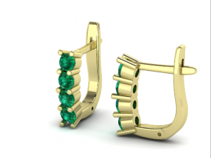 105 Earrings Modelo de Impressão 3D
