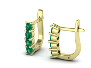 105 Серьги 3D Принт Модель