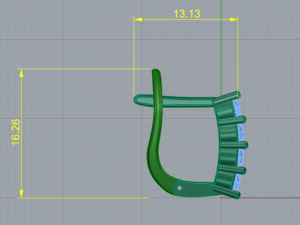 105 Earrings Modelo de Impressão 3D