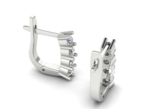 105 Earrings Modelo de Impressão 3D