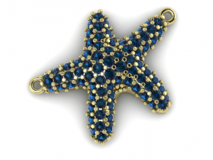 106 Pendant in the form of a starfish 3D-printmodel