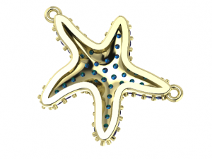 106 Pendant in the form of a starfish 3D-printmodel