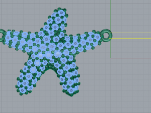 106 Pendant in the form of a starfish 3D-printmodel