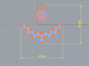 110 Earrings 3D Print Model