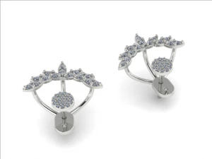110 Earrings 3D Print Model