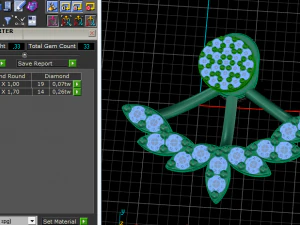 110 Earrings 3D Print Model