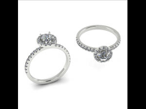 111 Female ring 3Dプリントモデル