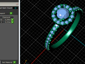 111 Female ring 3D Print Model