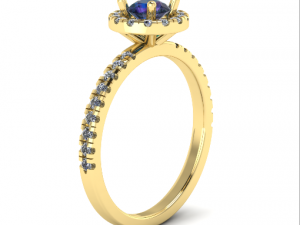 111 Female ring Modello di stampa 3D