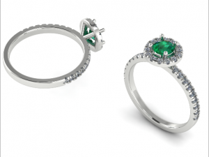 111 Female ring Modello di stampa 3D