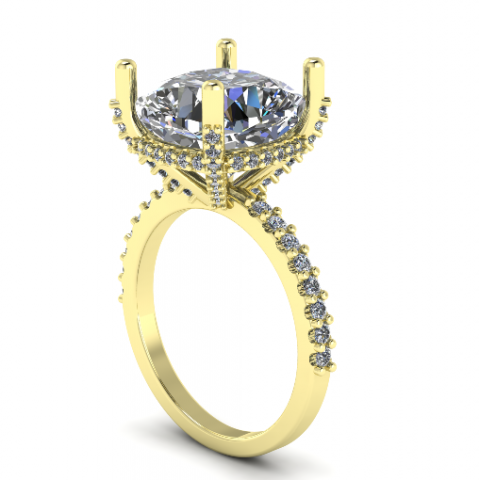 112 Female ring 3D Print Model .c4d .max .obj .3ds .fbx .stl .blend 