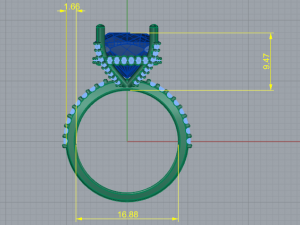 112 Female ring 3D Print Model