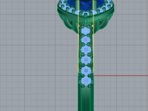 113 Ring with heart stone 3Dプリントモデル