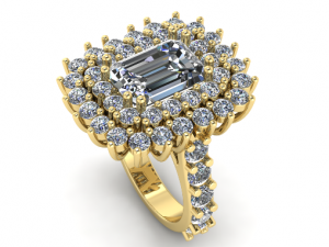 116 Female ring 3Dプリントモデル
