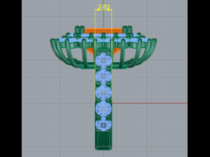 116 Female ring 3Dプリントモデル