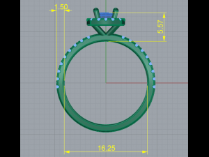 120 Ring Model Cetak 3D