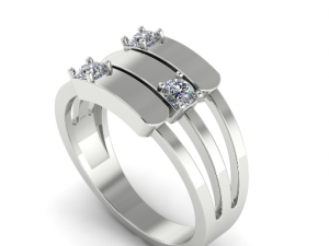 124 Beautiful ring 3D-printmodel