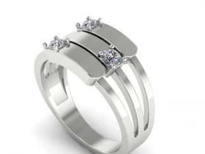 124 Beautiful ring 3D Print Model