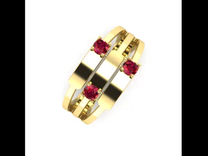 124 Beautiful ring 3D Print Model
