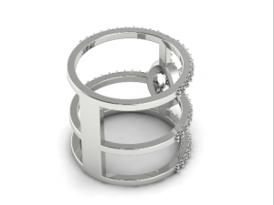 125 Womens beautiful ring 3D Baskı Modeli