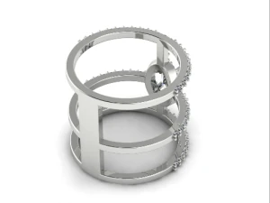 125 Womens beautiful ring 3D Print Model