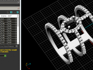 125 Womens beautiful ring 3D Baskı Modeli