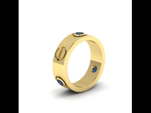 127 Ring 3D Print Model