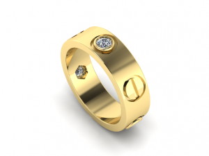 127 Ring Modello di stampa 3D