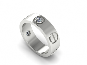 127 Ring Modello di stampa 3D