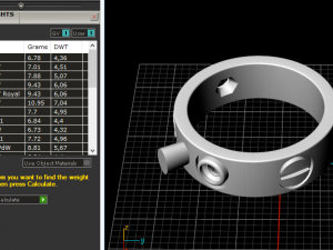 127 Ring Modello di stampa 3D
