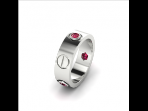 127 Ring Modello di stampa 3D