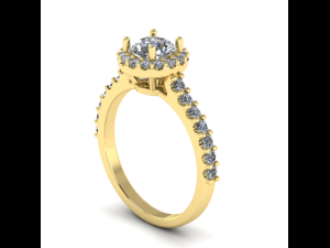 128 Women Band Ring Modèles 3D en vedette