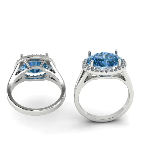 130 Beautiful ring 3D Print Model .c4d .max .obj .3ds .fbx .stl .blend 