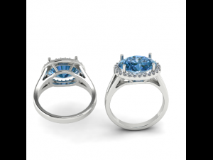 130 Beautiful ring 3D Print Model