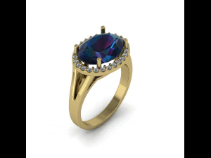 130 Beautiful ring 3D Print Model
