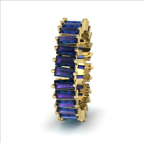 131 Ring 3D Baskı Modeli .c4d .max .obj .3ds .fbx .stl .blend 