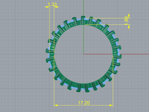 131 Ring 3D Baskı Modeli