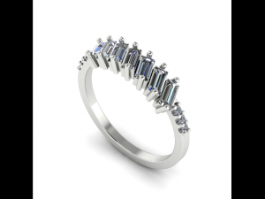 132 Ring 3Dプリントモデル
