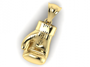 133 Pendant in the form of a boxing glove 3D Baskı Modeli