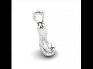 133 Pendant in the form of a boxing glove 3D Baskı Modeli