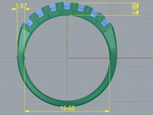 135 Ring 3D Print Model