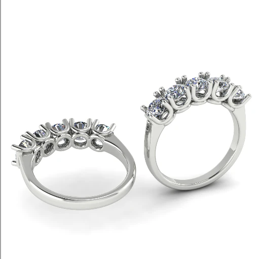 136 Ring for women 3D Print Model .c4d .max .obj .3ds .fbx .stl .blend