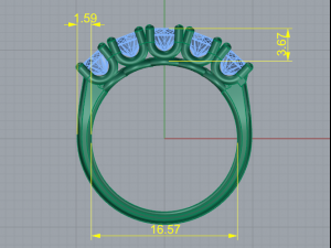 136 Ring for women 3D Принт Модель