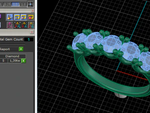136 Ring for women 3D Print Model