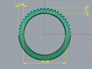 137 Ring 3D 打印模型