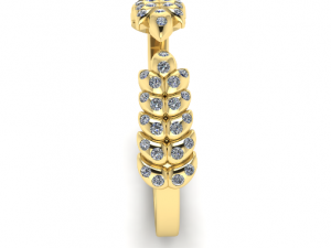 139 Ring for women Wheat ears Modèles 3D en vedette