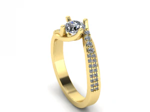 140 Ring for women 3D Print Model