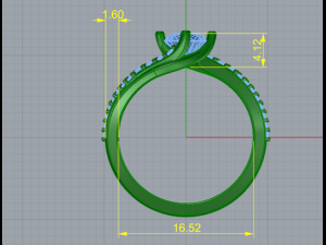 140 Ring for women 3D प्रिंट मॉडल