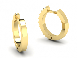 141 Earrings 3D Print Model