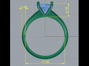 142 Ring 3D Print Model